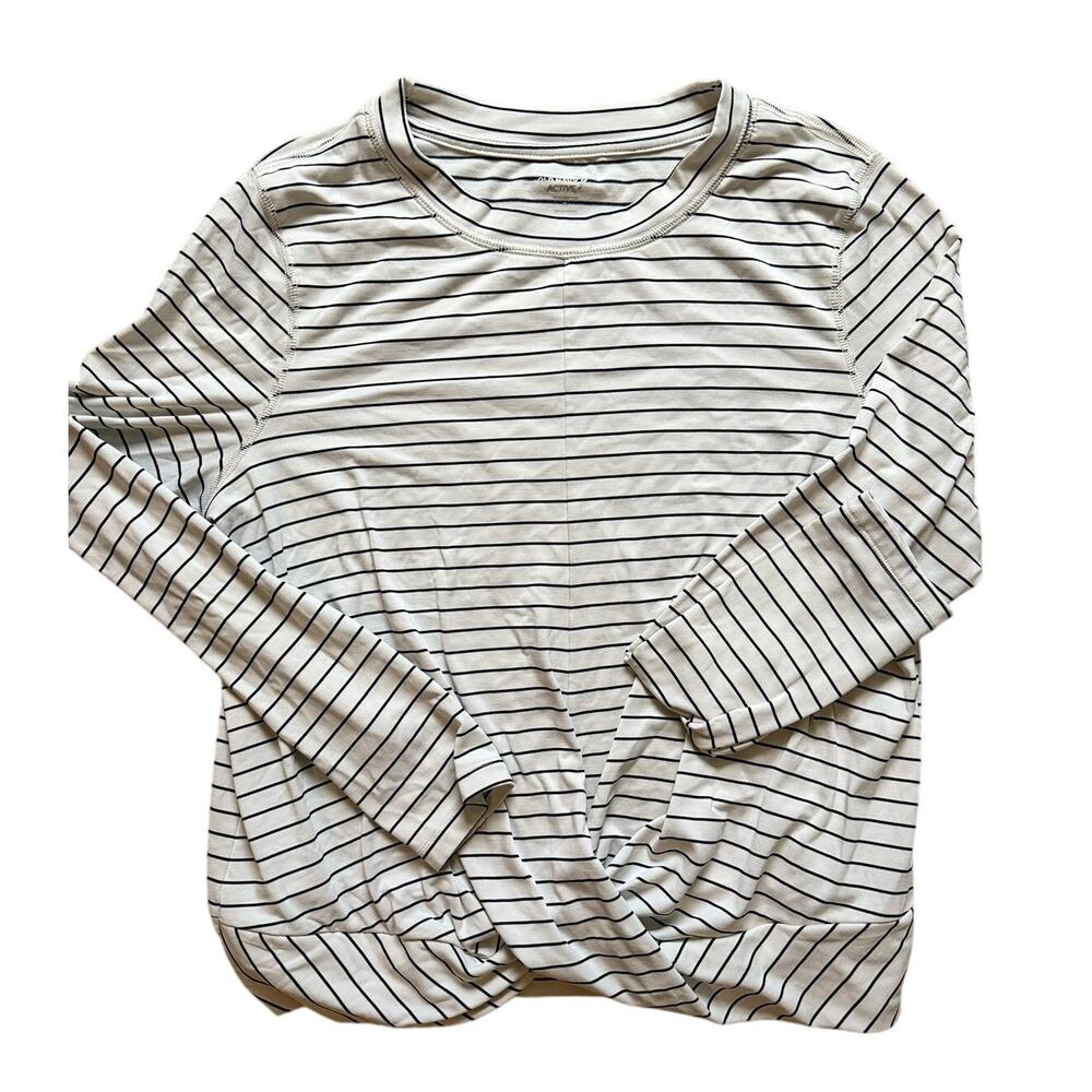 Old Navy Active Striped Long-Sleeve Shirt – Size XL